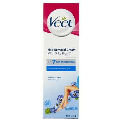 Veet Silky Fresh Hair Removal Cream Sensitive Skin 100ml