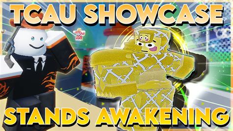 Showcase Do Tcau No Stands Awakening Youtube