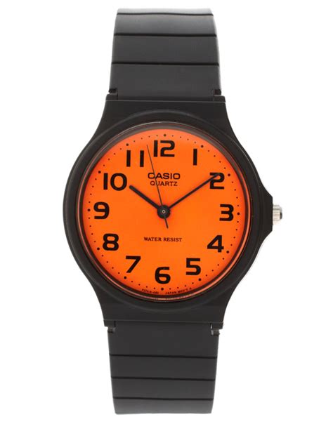 G Shock Orange Dial Black Strap Watch Lyst