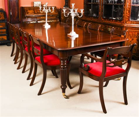 Antique 8ft 6 Regency Flame Mahogany Extending Dining Table C1820 19th