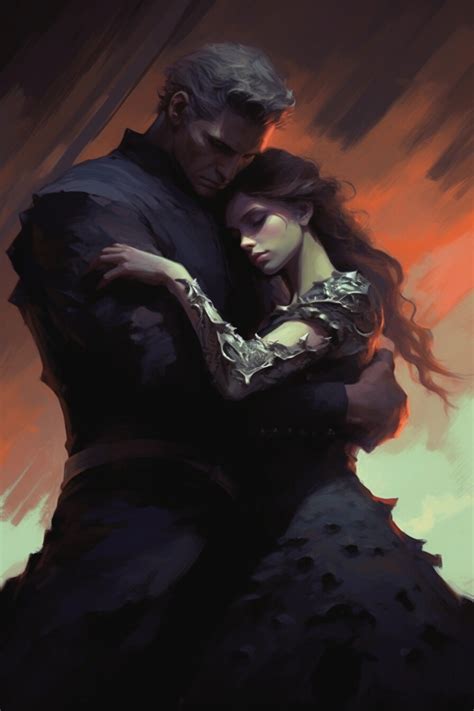 ArtStation - Bound by Passion: A Captivating Hug 9 | Artworks