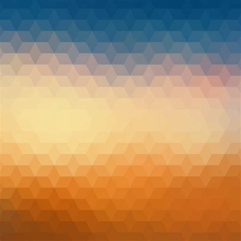 Fondo Geom Trico Azul Y Naranja Vector Gratis