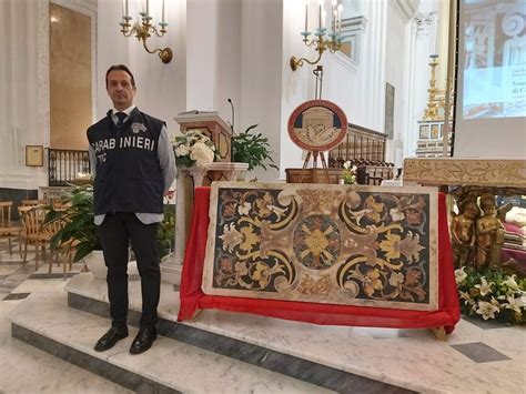 Torre Del Greco La Riconsegna Dei Marmi Rubati Alla Chiesa Di Santa