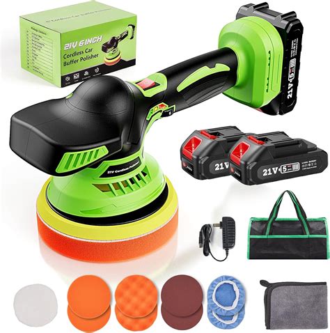 Avhrit Inch V Car Polisher Cordless Buffer Polisher Kit W X