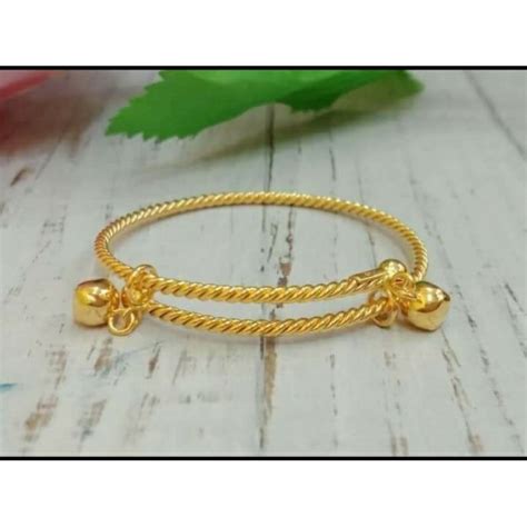 Jual Gelang Emas Bayi Anak Anak Lm K Kadar Shopee Indonesia