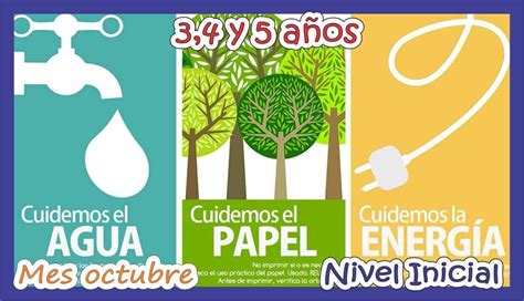 Sesión De Aprendizaje “aprendemos A Cuidar El Agua Y La Luz” Para Niños De 3 4 Y 5 Años Mes