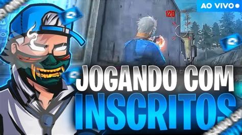 LIVE ON FREE FIRE AO VIVO JOGANDO SALINHA OS INSCRITOS CODIGO DE