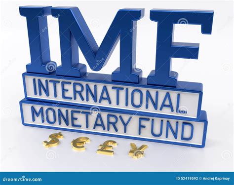 EL FMI - Fondo Monetario Internacional, Banco Mundial - 3D Rinden Stock ...