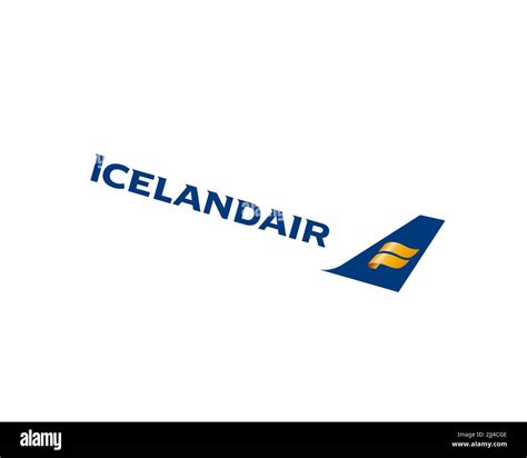 Icelandair, rotated logo, white background B Stock Photo - Alamy