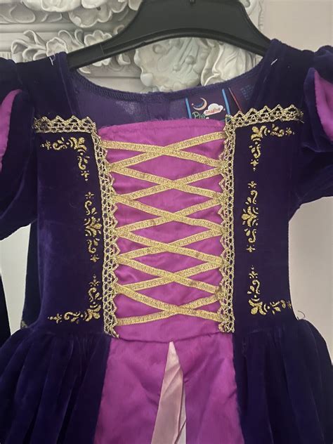 Rapunzel Fancy Dress Age 3 4 Princess Velvet STUNNING Dream Play