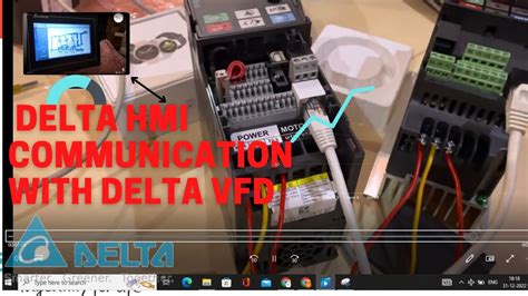 Delta Vfd Communication With Hmi Delta Vfd Rs485 Communication