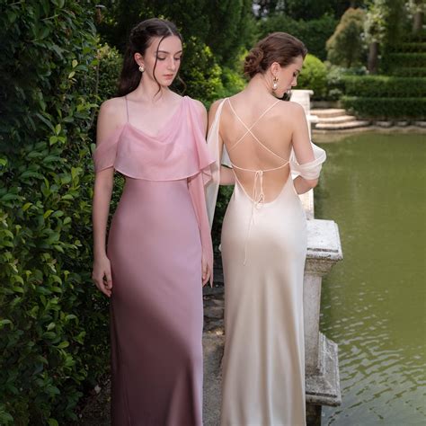 Silk Charmeuse Dress Silk Dress for Women Long One Shoulder Satin Gown