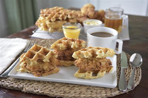 Chicken And Waffle Sliders Recipe Tips For Easy Entertaining Hgtv