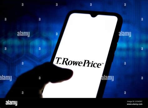 In This Photo Illustration The T Rowe Price Group Logo Seen Displayed