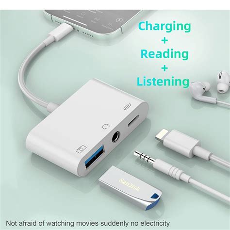 3 In 1 Lightning To Usb 35mm Lightning Adapter Memoxpress Online