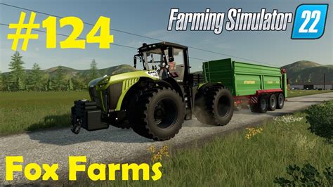 LS22 Fox Farms 124 Kühe füttern Silageballen Heu machen neuer