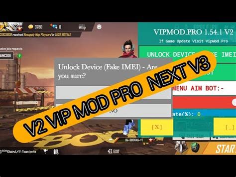 F F V2 Vip Mod Pro Next V3 100 Antiban Hack VIP MOD PRO AUTO