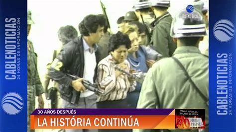 Se Conmemora 30 Años De La Toma Al Palacio De Justicia Youtube