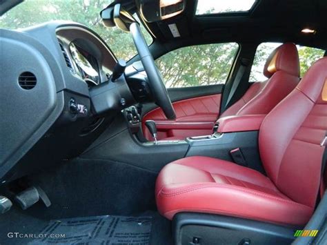 Black/Red Interior 2012 Dodge Charger R/T Plus Photo #74287051 ...