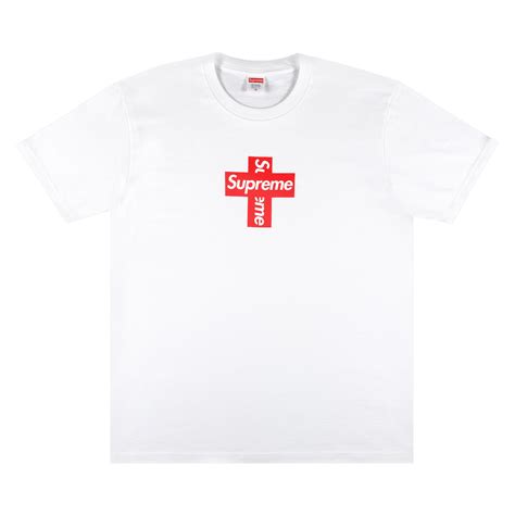 してくださ Supreme Supreme Cross Box Logo Tee White L 送料込の通販 By わさびs Shop｜シュプリームならラクマ カラーは