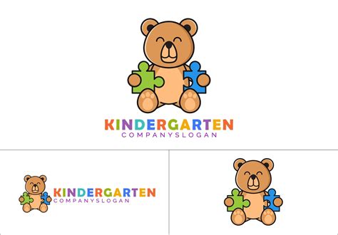 kindergarten logo concept 5876314 Vector Art at Vecteezy