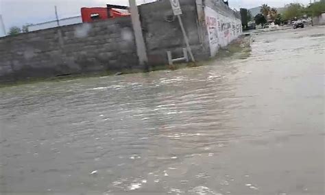 Lluvias inundan el sur de Juárez El Bordo