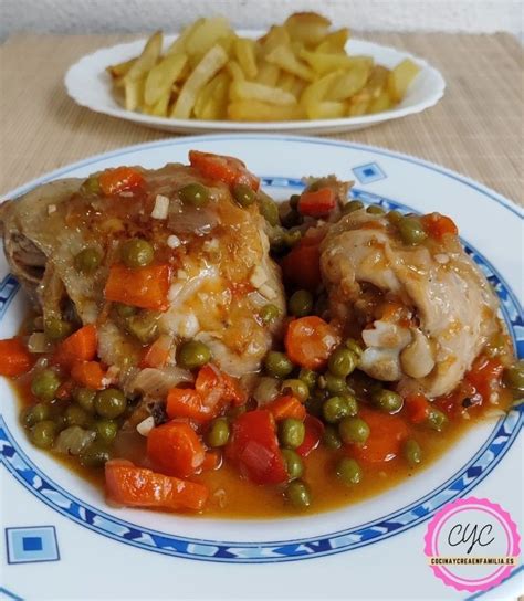 Pollo A La Jardinera Receta Casera Y Sabrosa