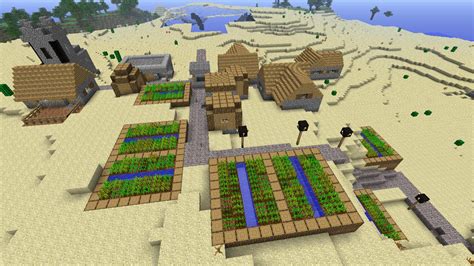 Image - Minecraft Desert Village.jpg - Minecraft Wiki