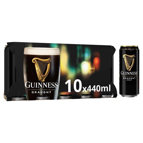 Guinness Draught 10 x 440ml Cans – McGeough Nisa