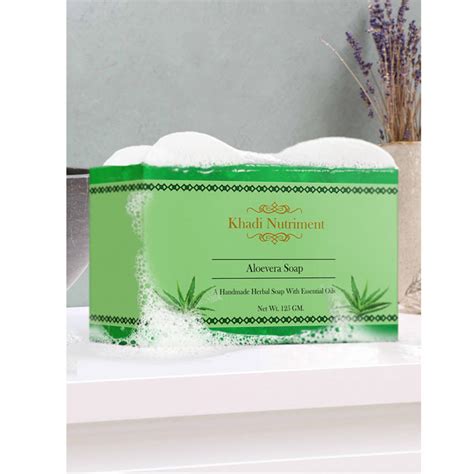 Buy Nutriment Khadi Nutriment Aloevera Soap 125 Gm Online At