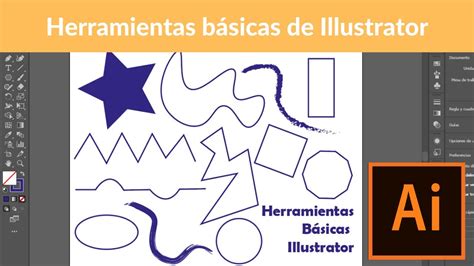 Herramientas B Sicas De Illustrator Youtube