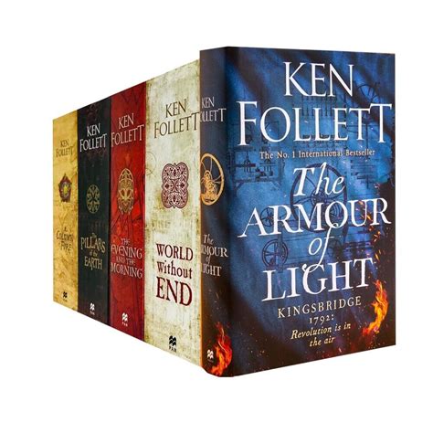 The Kingsbridge Novels 5 Books Collection Set By Ken Follett Armour Of