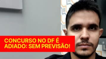 Concurso Dpdf Gdf Suspende As Provas Nova Data N O Foi Informada