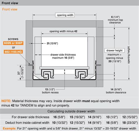 Blum Drawer Slides Height Adjustment – Warehouse of Ideas