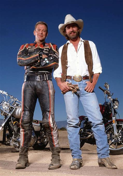 MICKEY ROURKE and DON JOHNSON in HARLEY DAVIDSON AND THE MARLBORO MAN ...