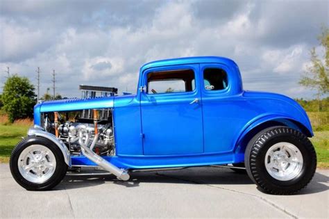 1932 FORD 5 WINDOW COUPE HOT ROD Side Profile 206373