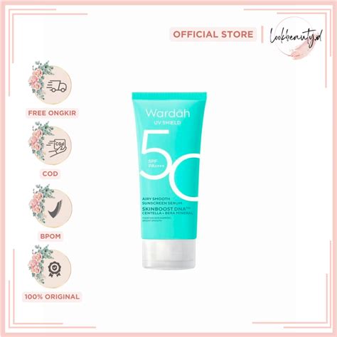 Wardah Uv Shield Airy Smooth Sunscreen Serum Spf Pa Ml