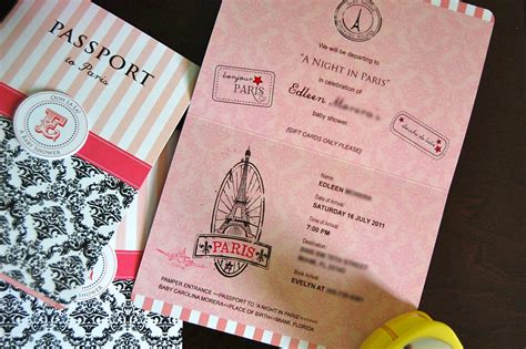 Passport Invitation Ideas Invitation Design Blog