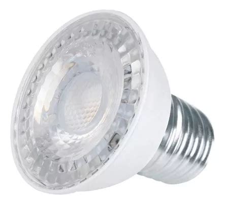 Foco Led Mr16 7w Luz Calida 127 V Base E27 Caja Color Color Blanco