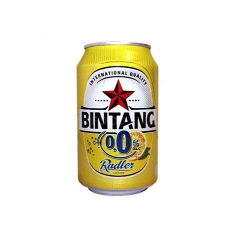 Bintang Radler Zero Kaleng 330ml Beer Toko Elmanna