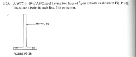 Solved 3 24 To 3 34 Determine The LRFD Design Strength And Chegg