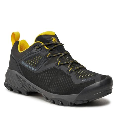 Trekkingschuhe Mammut Sapuen Low Gtx Gore Tex Schwarz