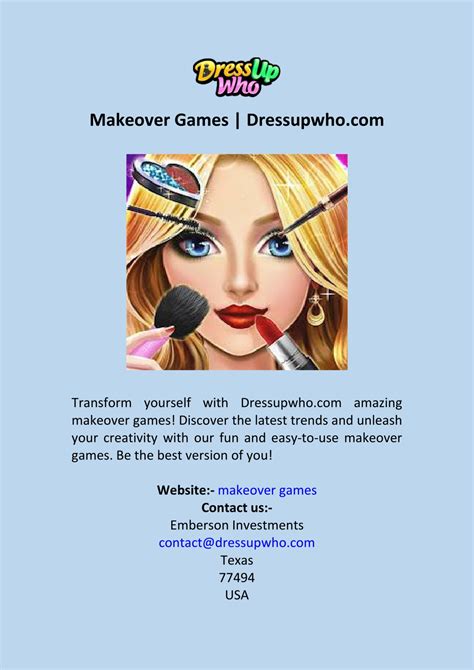 PPT - Makeover Games Dressupwho.com PowerPoint Presentation, free ...