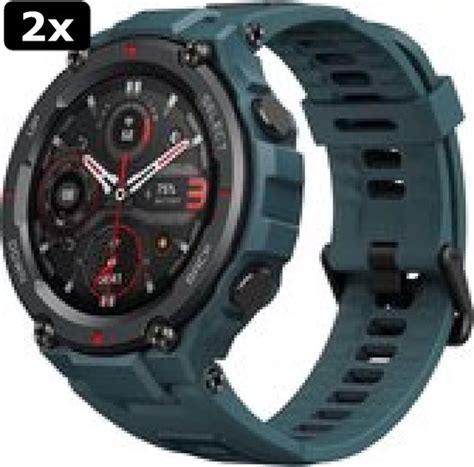 X Amazfit Smartwatch T Rex Pro Steel Blue Bol