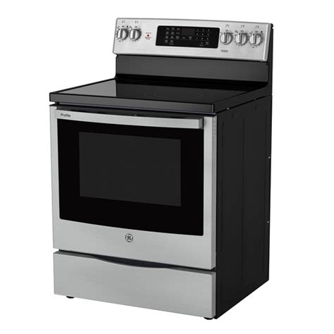 Ge Profile 30” Free Standing Electric True Convection Range With No