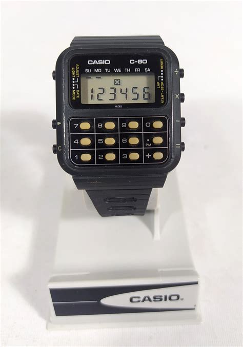 Casio C Calculator Watch Module First Casio Calculator Etsy