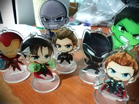 Avengers - Endgame / Infinity War Acrylic Figurines, Hobbies & Toys, Stationery & Craft, Craft ...