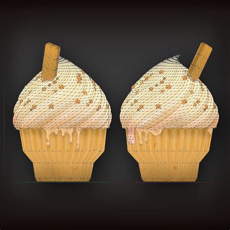 Cupcake Set 5 1 3d Model 17 Obj Unknown Blend Free3d