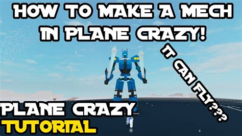 Roblox Plane Crazy Mech