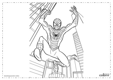 Desenhos De Homem Aranha Para Colorir Verloop Io